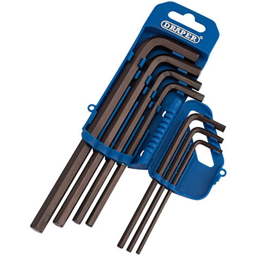 Draper Tools 33693 Imperial Hexagon Key Set-7 Pieces 7 Pices , Blue