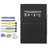 MULS A1484 A1474 Tablet Battery Replacement for iPad 5th 6th 7th 8th 9th | Generation A1822 A1823 A1893 A1954 A2197 A2198 A2270 A2428 A2429 A2430 A2602 A2603 A2604 A1474 A1475 for iPad 5/6/7/8/9/Air 1