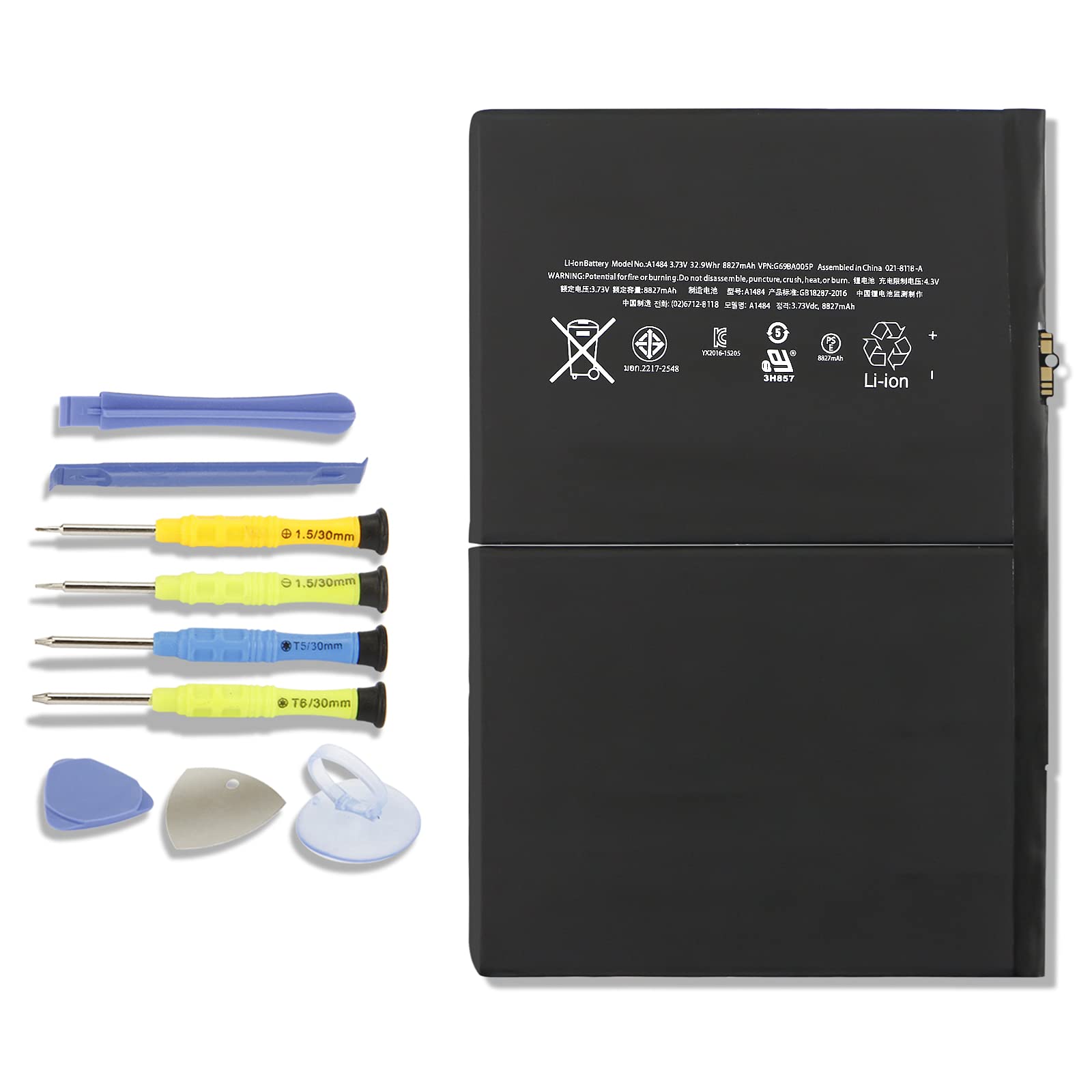 A1484 Tablet Battery Compatible with Apple iPad Air