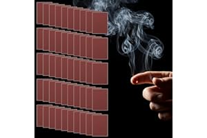 UIRJ 50PCS Flash Paper, Magic Flash Paper, Magic Smoke - Professional Magic Trick Tool and Magic Props for Stage Performances, Party Shows and Magician Acts
