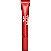 Clarins Lip Perfector | Peptide Plumping and Hydrating Lip Gloss | Instant Shine With Sheer, Shimmer Finish |Non-Sticky Texture with Vanilla Scent | 0.35 Ounces