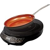 NuWave Precision Induction Cooktop Gold 1500-watt Portable Induction Cooktop With 10.5-inch Duralon Non-Stick Fry Pan