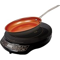 NUWAVE Lightweight Induction Cooktop With 10.5 in Fry Pan, 10.8 A, 1500 W