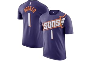 OUTERSTUFF Devin Booker Phoenix Suns NBA Kids Youth 4-20 Purple Icon Edition Performance Jersey T-Shirt