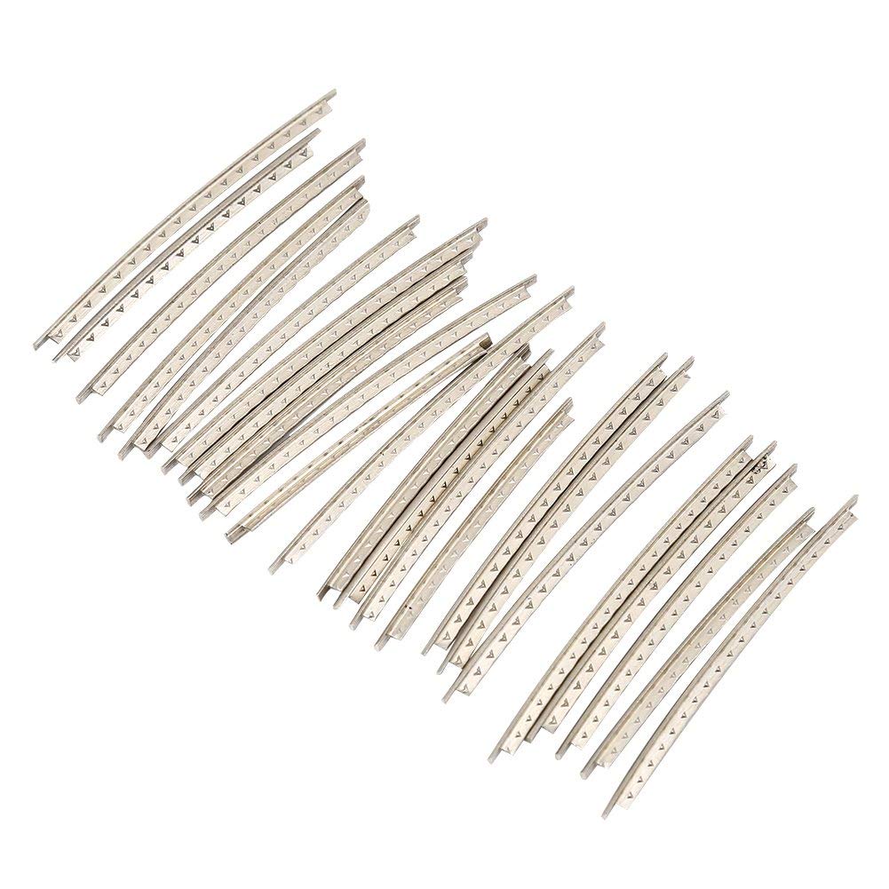 24Pcs Guitar Fretwire Electric Guitar Copper Fret Wire Fretwire Sets For SG 2.2mm White Color Guitar Parts