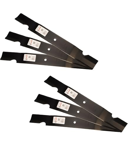 Set Di 6 Lame Rotative Da 61 Pollici Per Tosaerba – Compatibili Grasshopper 321D, 322D, 325D, 428D, 430D
