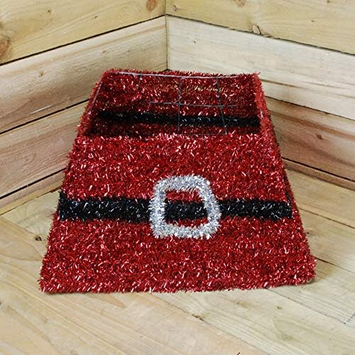Premier Decorations 50 X 32Cm Tinsel Tree Skirt, Choose From 2 Colours