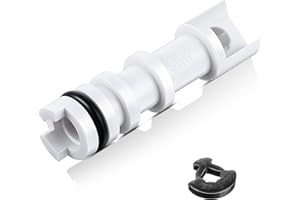 Enhon Tub and Shower Spindle Replacement for TA-25A, Compatible with Symmons Temptrol Model A Shower Series Valves, Volume Control Diverter Kit (White)