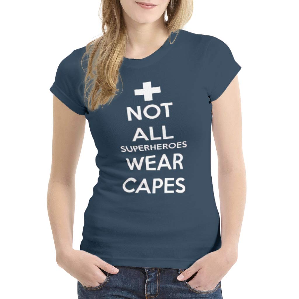Not All Superheroes Wear Capes For Nurse Covid 19 T Shirt