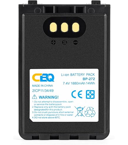 Amazon.com: ExpertPower® 7.4V 2000mAh Li-ion Battery for Icom BP