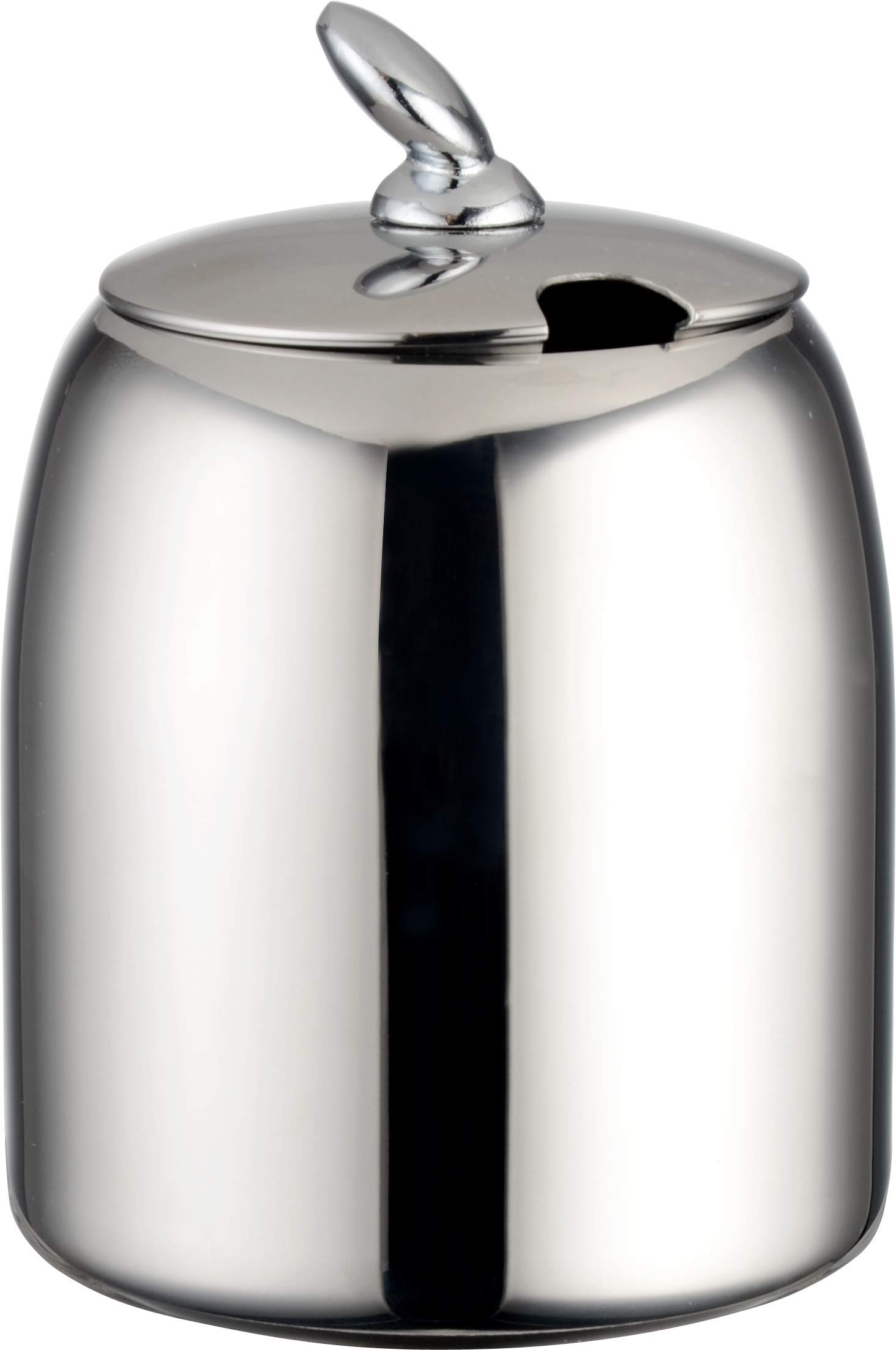 Café Olé CHS-012 Chatsworth Sugar Bowl, 12oz, 18/10 Stainless Steel with Mirror Finish, High Gloss Polish.