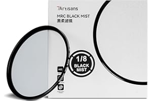 7artisans Black Mist Filter 1/8 Aluminum Alloy Natural Soft Diffuser Effect Dream Cinematic Effect Soft Focus Optical Glass F