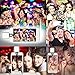 CHSMONB Mini LED Selfie Light, Rechargeable 2 Adjustable Brightness Camera Fill Light for Tiktok, Makeup, Photos, Videos, Going Live & Vlogs (Black)