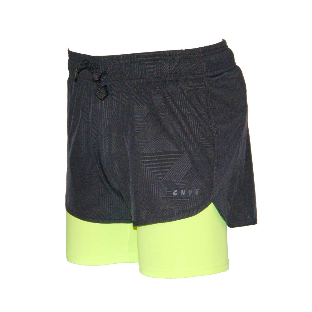 CNYE SHORTS メンズ 3XL (waist 35-41inch) ブラック B07K9TJQKL