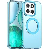Pzwoxukhov Compatible with Honor X8C 4G Case Cover,Compatible with Magsafe,Shockproof Magnetic Phone Case,Compatible with Honor X8C 4G Case Blue