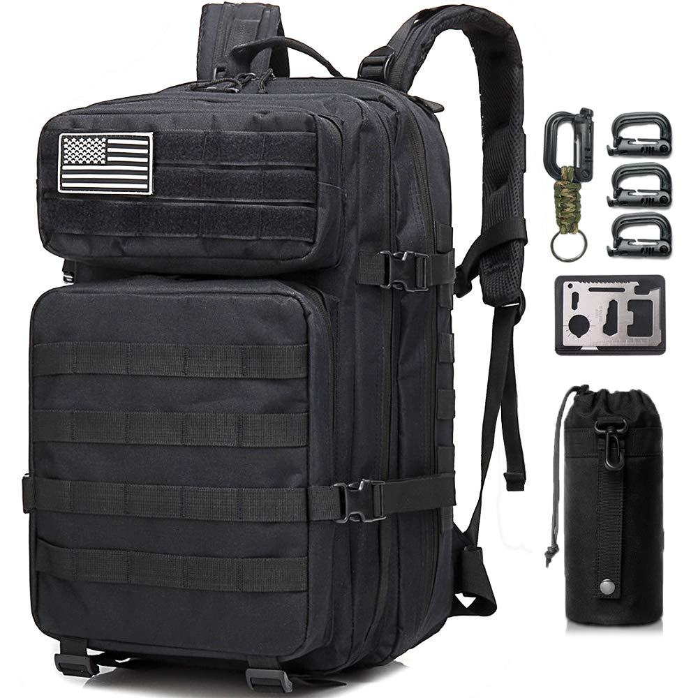 Monoki Military Tactical Backpack, Army 3 Day Assault Pack,42L Molle
