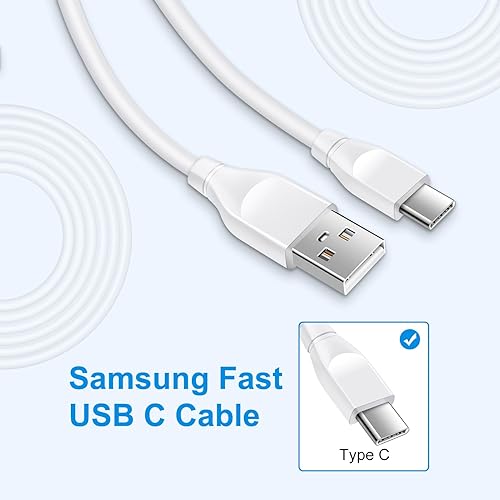 Samsung S25 Fast Charging Cable 3Pack Short USB C Cable 3ft USB A