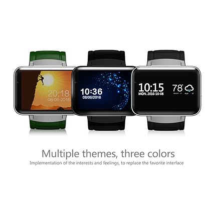 HSW Smart Fitness Watch DM98 3G Bluetooth Android 4.4 iOS WiFi GPS Health Wrist Bracelet Heart Rate Sleep Monitor Smart Wearable Devices