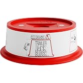 Andersen Hitches 4 Inch Jack Block with Magnets 30000 lb Capacity Fits up to 9 Inch Round Jack Pad RV Camper Leveling