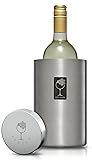 IPUJAN Wine Chiller Bucket with Stainless Ice Stone