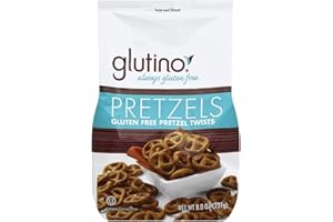 Glutino Gluten Free Pretzel Twists, 8-Ounce Bags (Pack of 12)