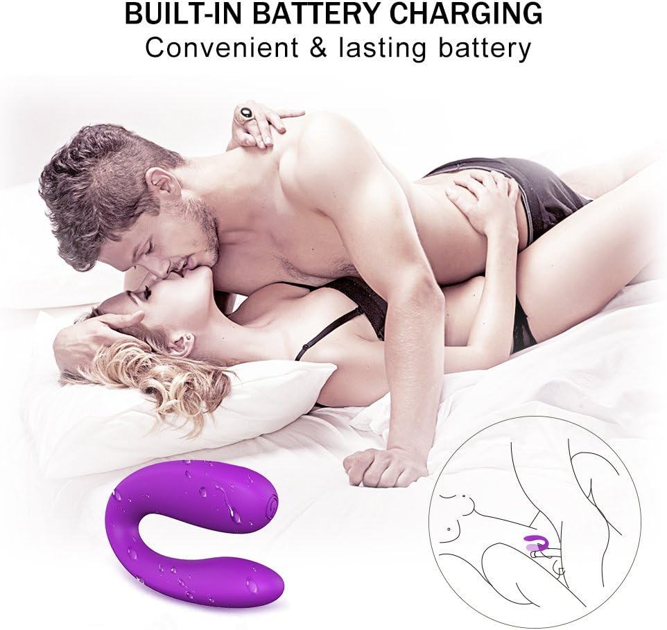 Electronic Couple Love Stimulation Promote Toys Funny Toys for Women Speed Rechargeable U Shape Women Remote Six Toys U Shape Vib'rador for Couple Control for Women