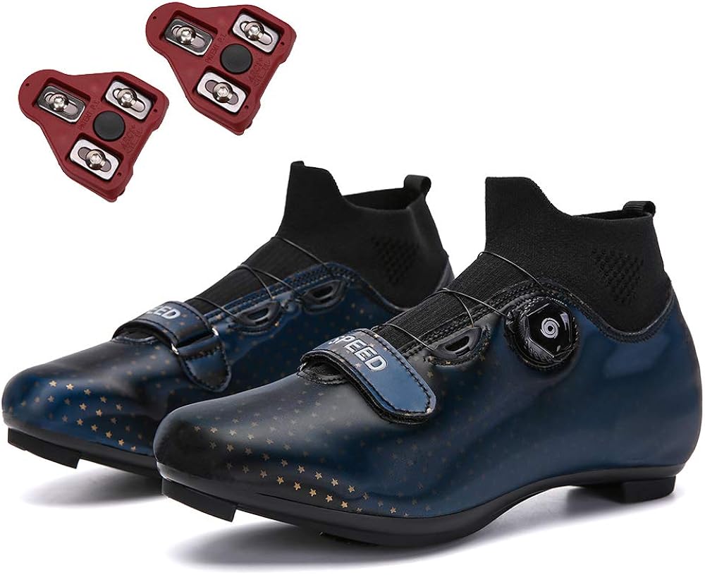 Buy Hightop Men's Road Bike Cycling Shoes Premium Spin Shoes with