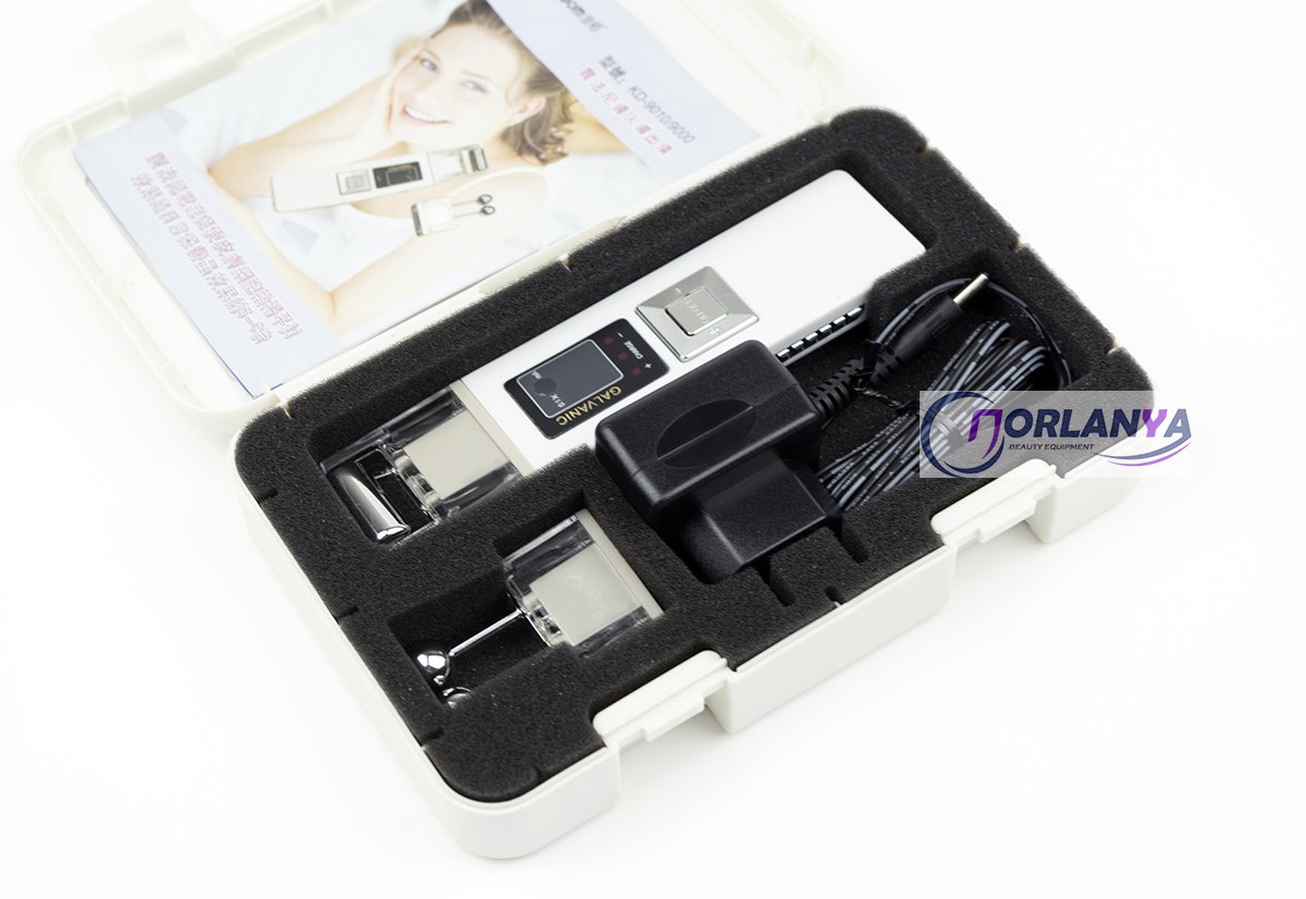 NORLANYA Microcurrent Galvanic Face Lift Ion Skin Spa Device KD9000 Beauty Device - White: Beauty