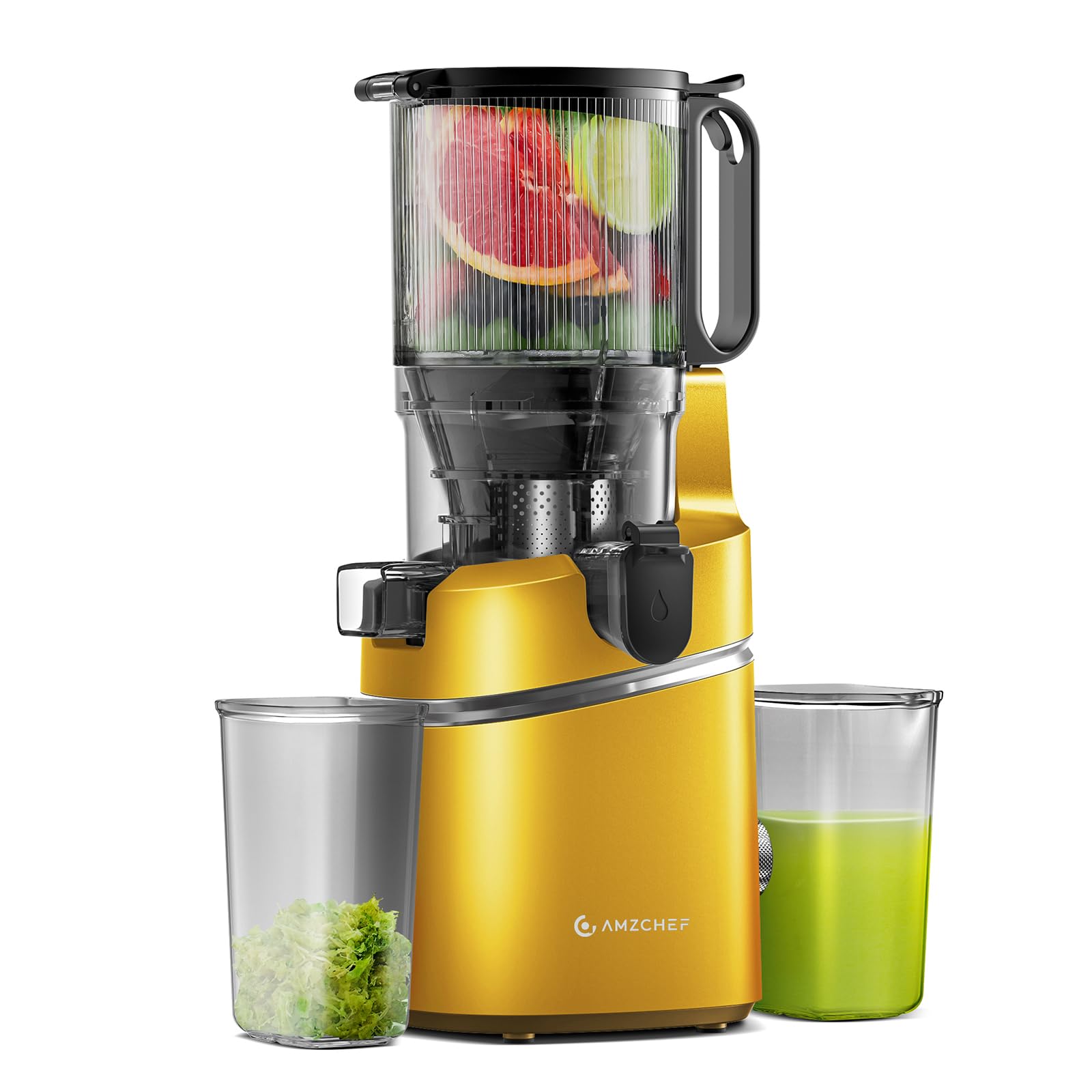 AMZCHEF Juicer Machines - Cold Press Slow Juicer