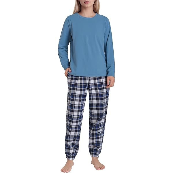 Women's Petite Pajama Pants Soft Viscose Sleep Joggers - View #6