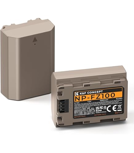 Amazon.com : NP-FZ100 Rechargeable Battery Pack for Sony Alpha A9