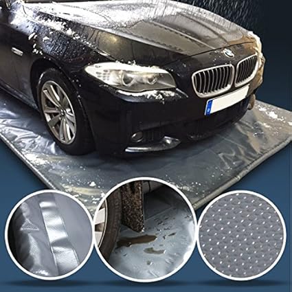 Wohnstyle24 Bodenschutzmatte 2, 2 x 5m Schutzfangmatte Auffangwanne Bodenabdeckung Quad ATV Roller Motorrad Schnee Wasser Mat