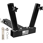 Buling Soporte para mástil de bandera de EE. UU., soporte universal para Jeep, SUV, RV, camioneta, caravana, remolque, con re