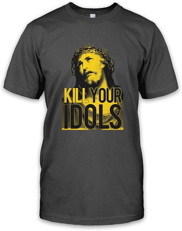 netshirts Kill Your Idols TShirt Metal Heavy Metal Kult Jesus Amazon