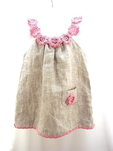 linen baby girl dress