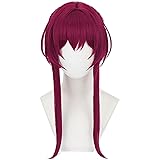 Amine Game Purple Long Cosplay Wig Straight Hair