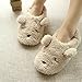 Women Girls Warm Indoor Slippers Fleece Plush House Shoes Non Slip Winter Boots