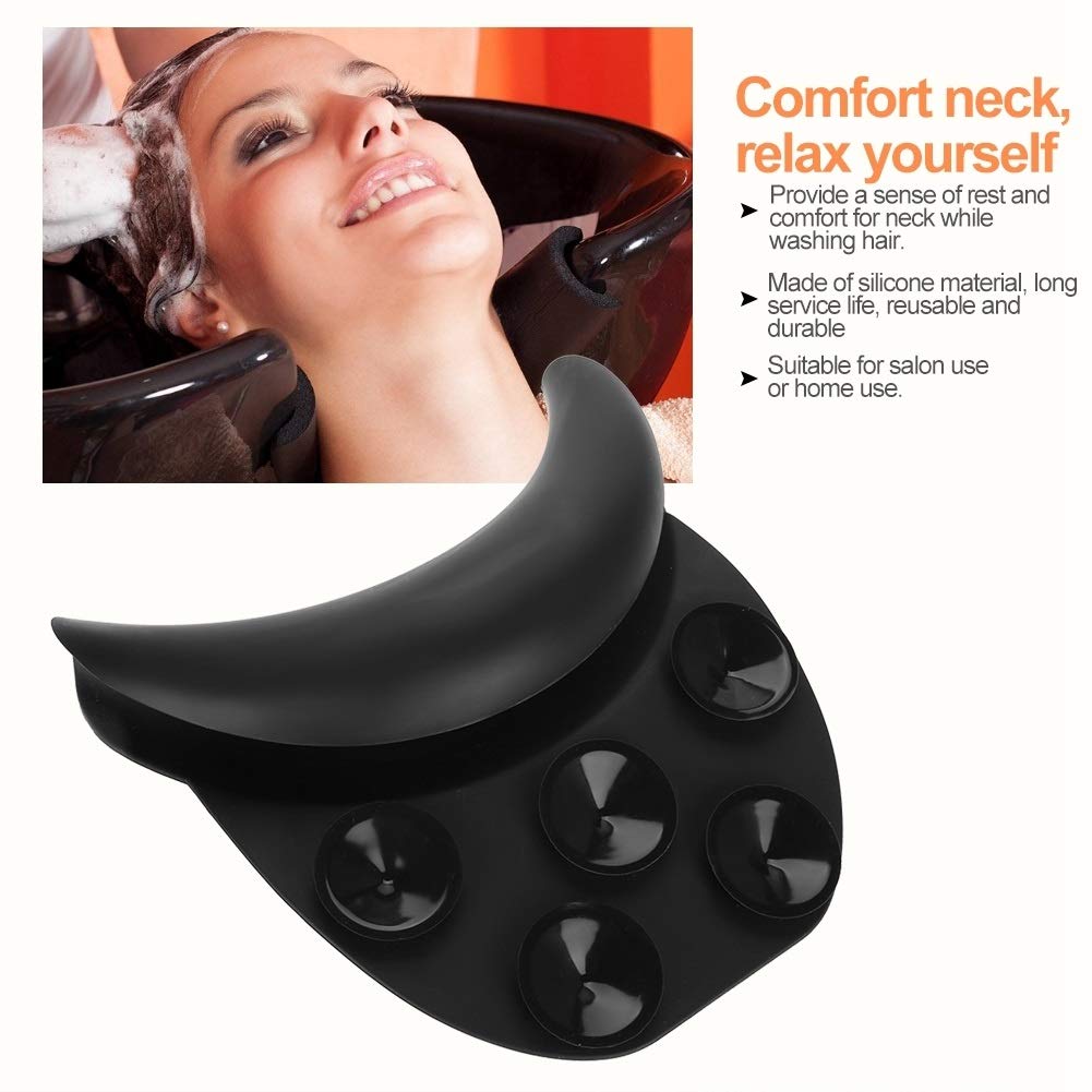 Neck Rest Cushion - Salon Spa Silicone Shampoo Bowl Gripper Hair Washing Sink 1PC : Beauty