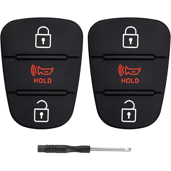 RemoteSuperMarket 2-Pack Silicone Key Fob Cover For 2014-2019 Kia Soul | Black Protective Skin Jacket