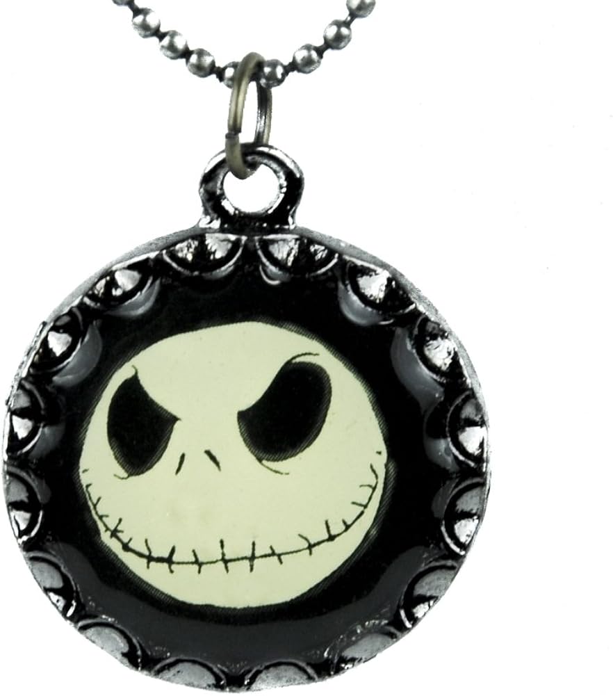 Jack Skellington Face Necklace Nightmare Before Christmas Nightmare Before Christmas Necklaces
