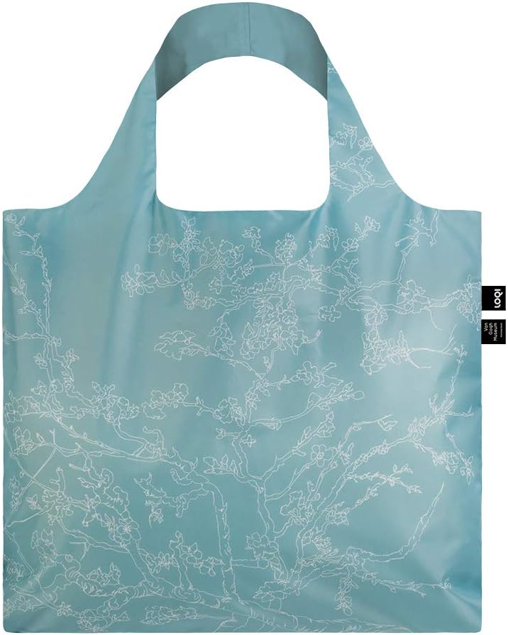 LOQI VAN GOGH Almond Blossom Bag Travel Tote, 50 cm, 15 liters, Blue (Almond Blossom), 50 centimeters - Image 3