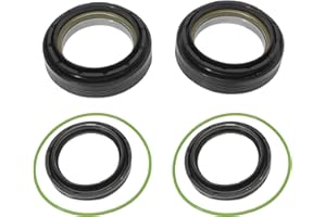 WANZUWBIP Front Axle Vaccum Knuckle, Tube Oil Seal Kit for F250 F350 F450 F550 Super Duty Excursion Dana 1998-2004 50491 50381 41784-2 6PCS