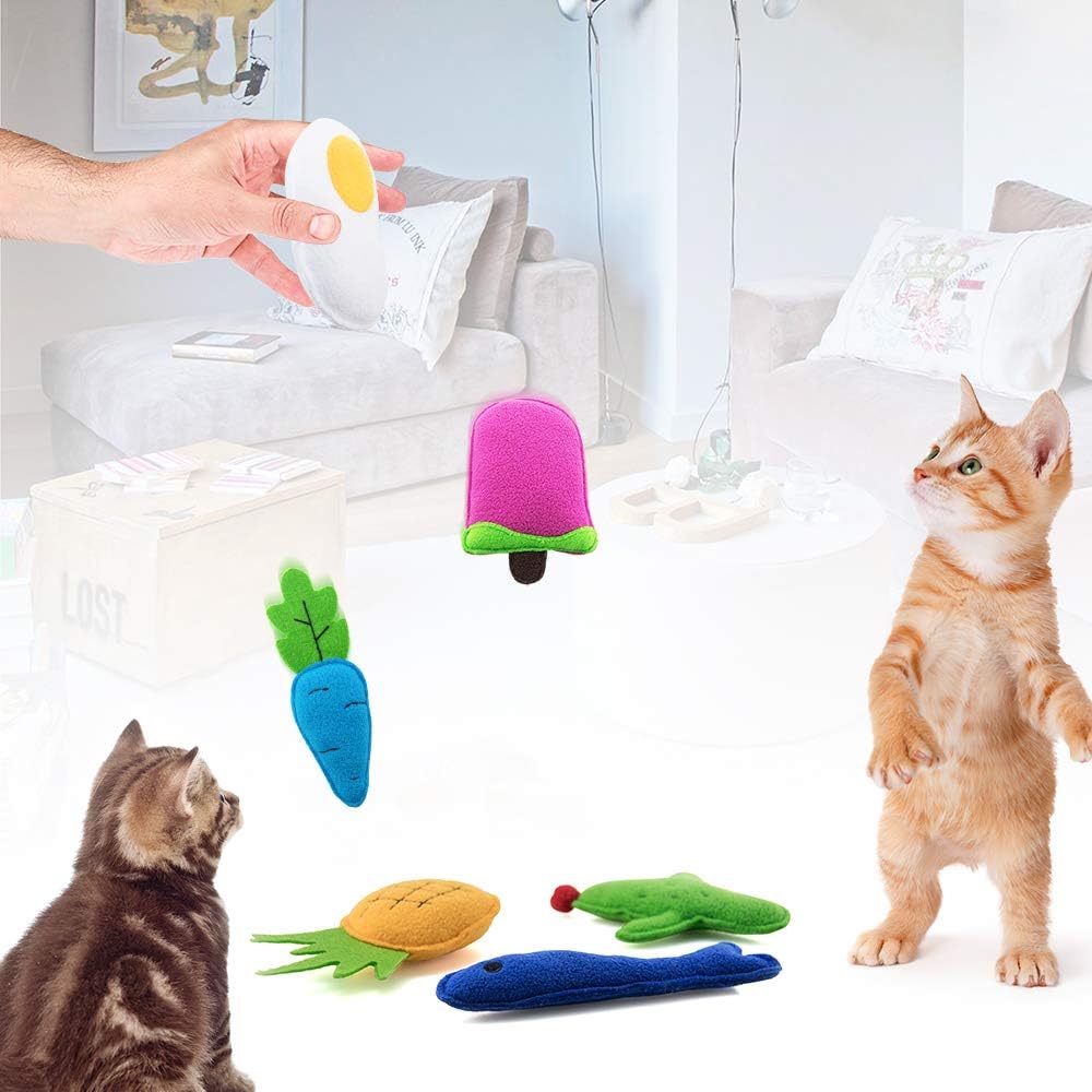 AWOOF Catnip Toys for Indoor Cats, Natural Catnip Kitten Toys Cat Toys Set : Pet Supplies