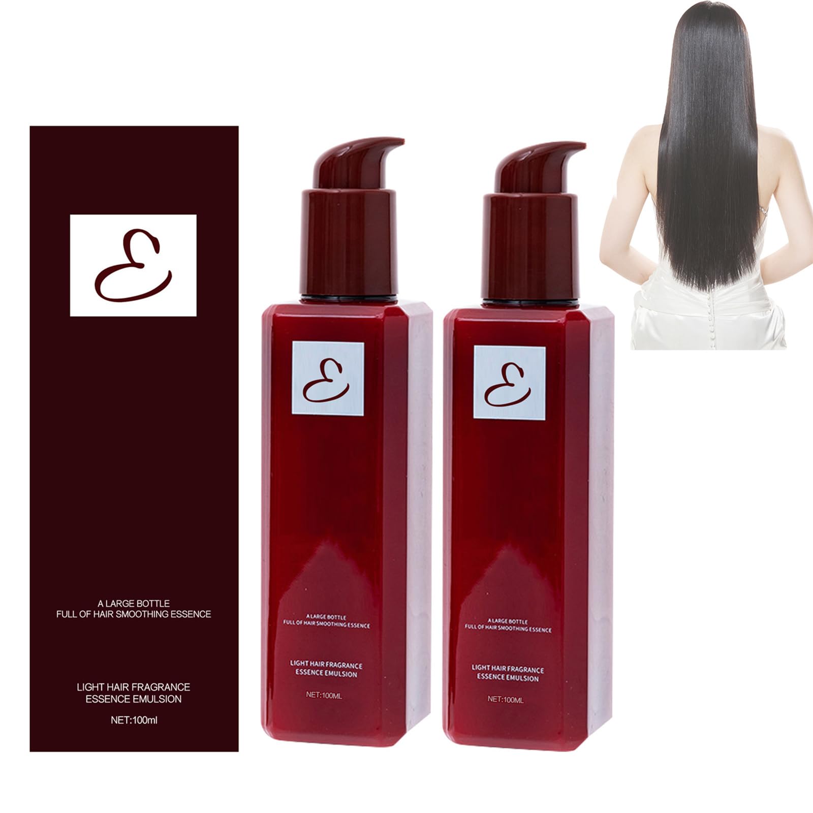 Mikabila 2pcs Leave-In Hair Conditioner, A Touch of Magic Hair Care, Nourishes and Protects Damaged Hair, Smooth Hair Care Essence, Suitable For All Skin Types