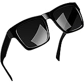 Joopin Big Square Sunglasses for Men Women Polarized Acetate Sun Glasses UV400 Protection Shades Sunnies