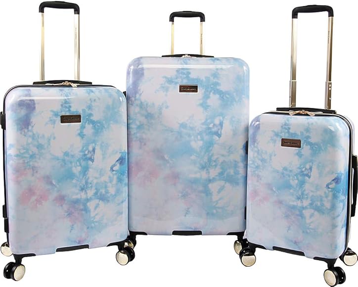 juicy couture holographic luggage