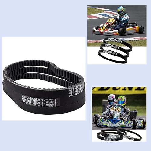 Belt Replacement Go Kart Clutch Belt Torque Converter Belt 3-Pack - Main Image