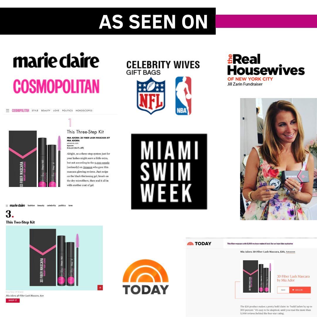 Amazon Com Mascara De Pestanas De Fibra 3d Mia Adora Formula De Alta Calidad Con Ingredientes De Alta Calidad Hipoalergenicos Naturales Y No Toxicos Ebook Incluido Con Consejos Profesionales Idioma Espanol No Garantizado