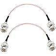 Superbat 3G HD SDI Cable BNC Cable 6 inch 75 ohm for Cameras Monitor Vedio Recorder BMCC Video Equipment Supports HD-SDI 3G-SDI 4K 8K SDI Video Cable 2Pcs