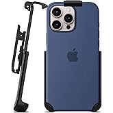 Encased Belt Clip Holster for iPhone 16 Pro (Silicone Case Compatible, Blue)